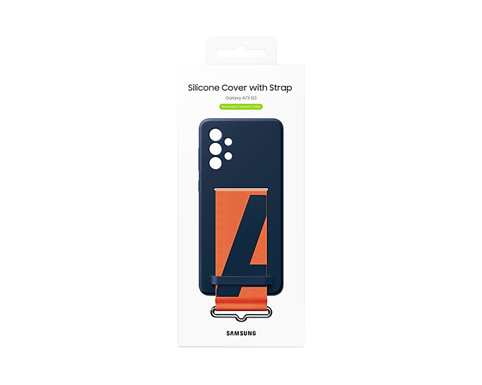 Ốp lưng kèm dây đeo Silicone zWith Strap Galaxy A73 5G