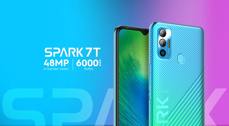 Điện thoại Tecno Spark 7T - Hàng chính hãng