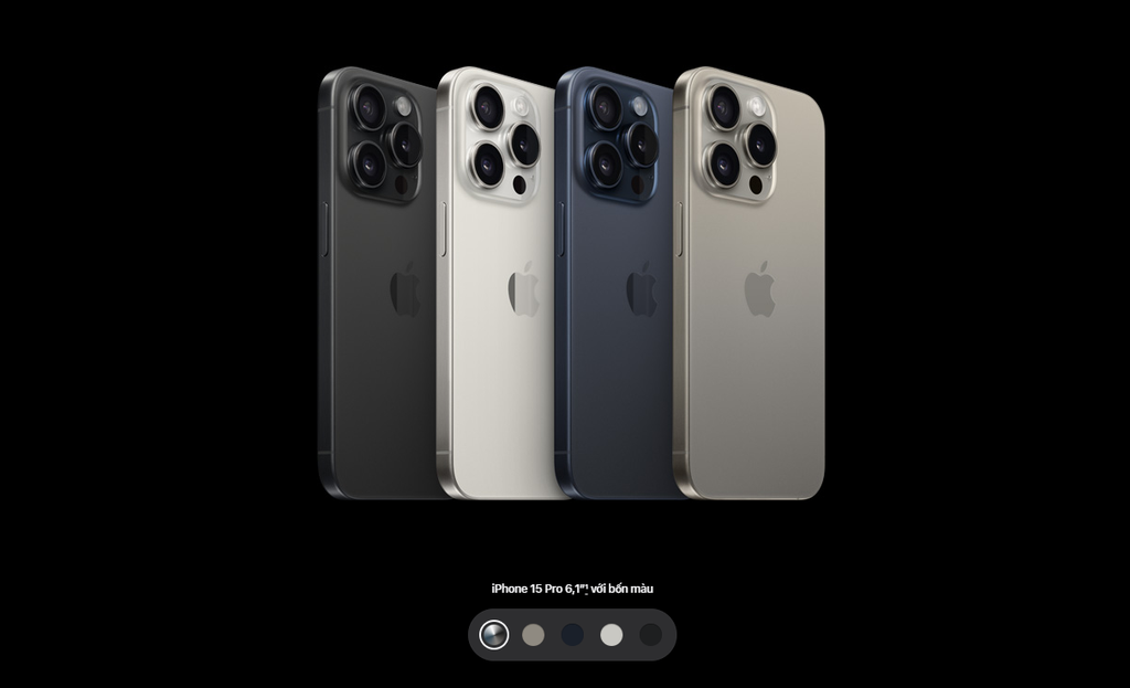 Điện thoại iPhone 15 Pro - Hàng chính hãng VN/A