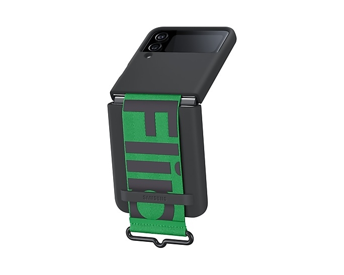 Ốp lưng Silicone Cover with Strap cho Galaxy Z Flip 4