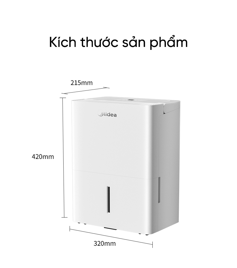 Máy Hút Ẩm Midea 12L CF12BD/N7-DN