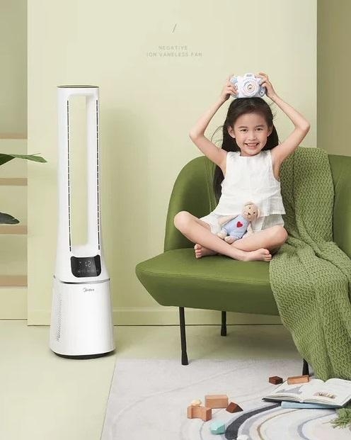 Quạt không cánh Midea F12 -Trắng