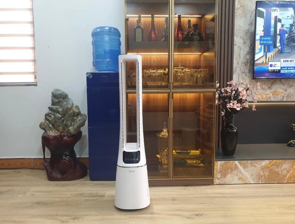 Quạt không cánh Midea F12 -Trắng