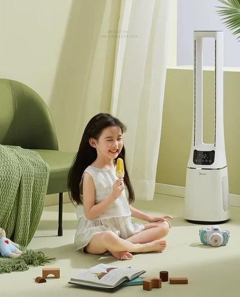 Quạt không cánh Midea F12 -Trắng