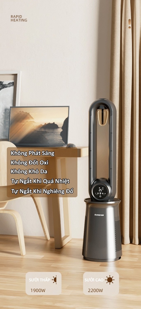 Máy sưởi Xiaomi Chigo PTC New Model