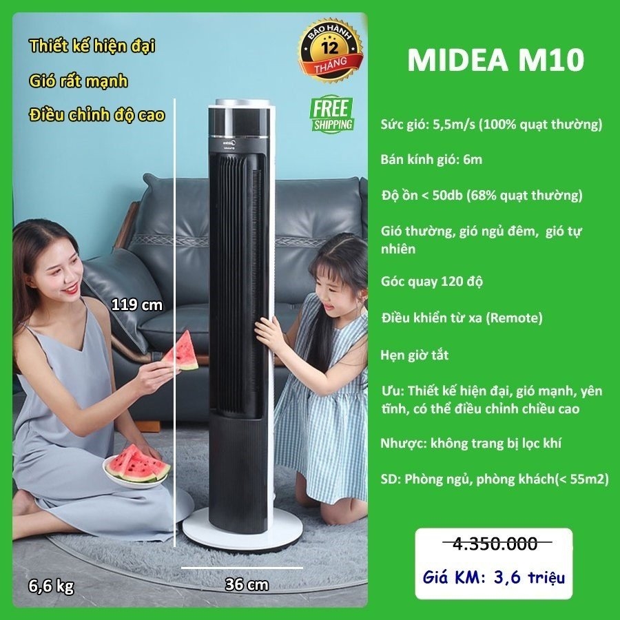 Quạt tháp Midea M10