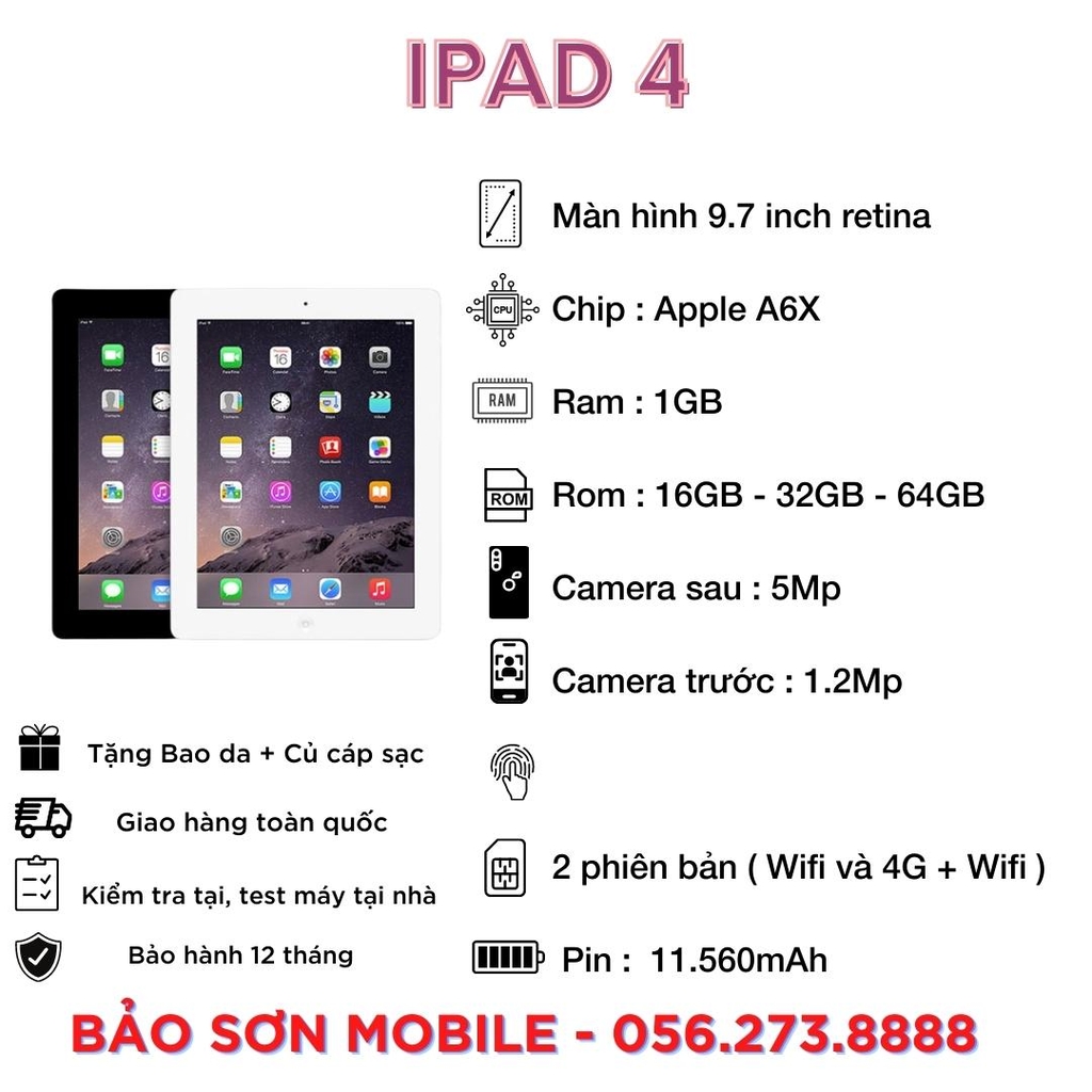 Ipad 4 4G + Wifi