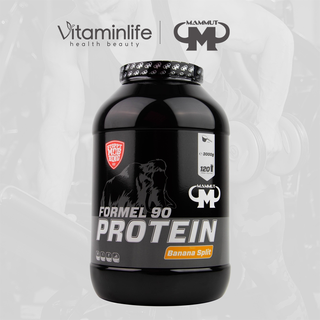 Bột uống Protein Formel 90 vị Chuối Mammut Nutrition 3000g