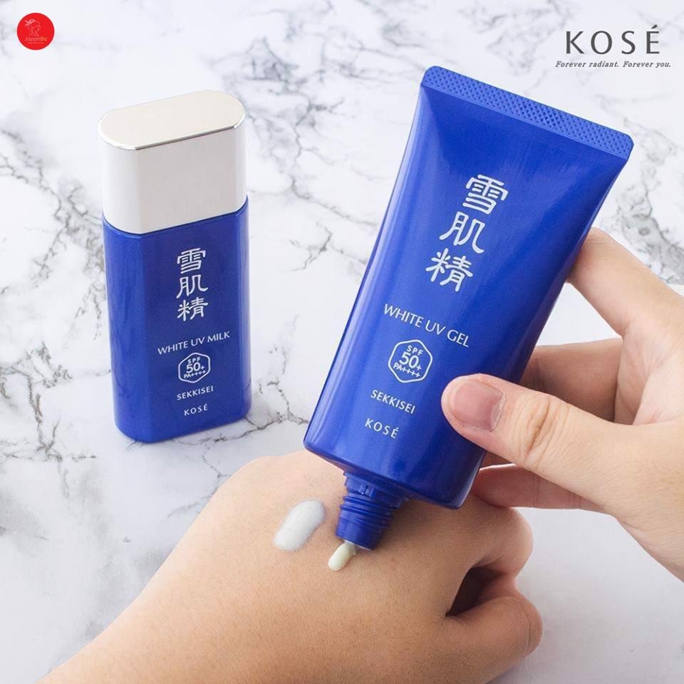 Kem chống nắng Kose Sekkisei Skincare UV Milk & Gel
