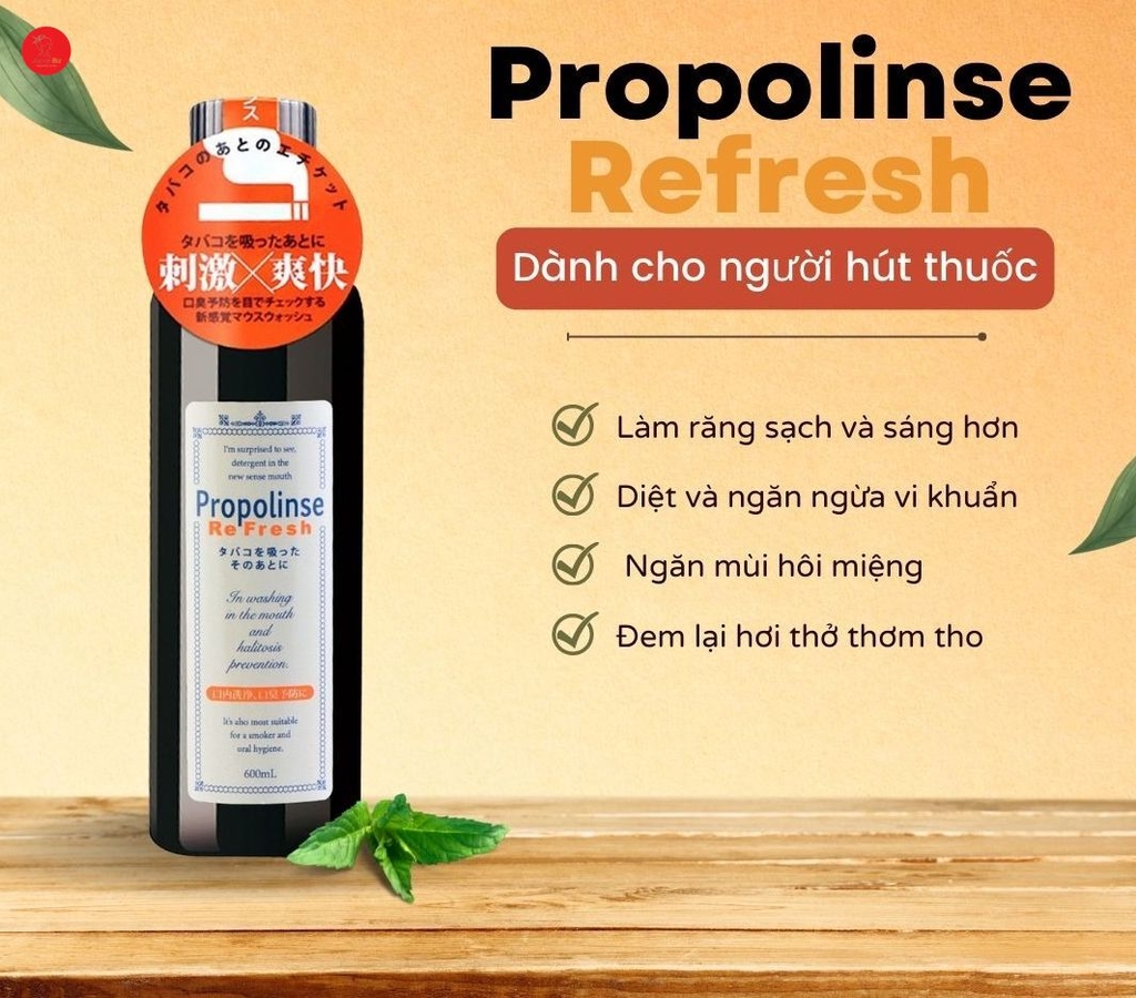 Nước súc miệng Propolinse 600ml (Màu đen)