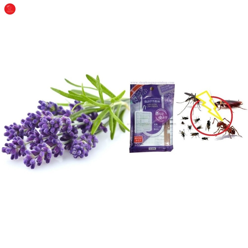 Miếng treo thơm phòng xua côn trùng lavender ( mã mới)
