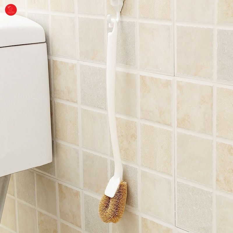 Chổi cọ toilet xơ dừa, đầu cong