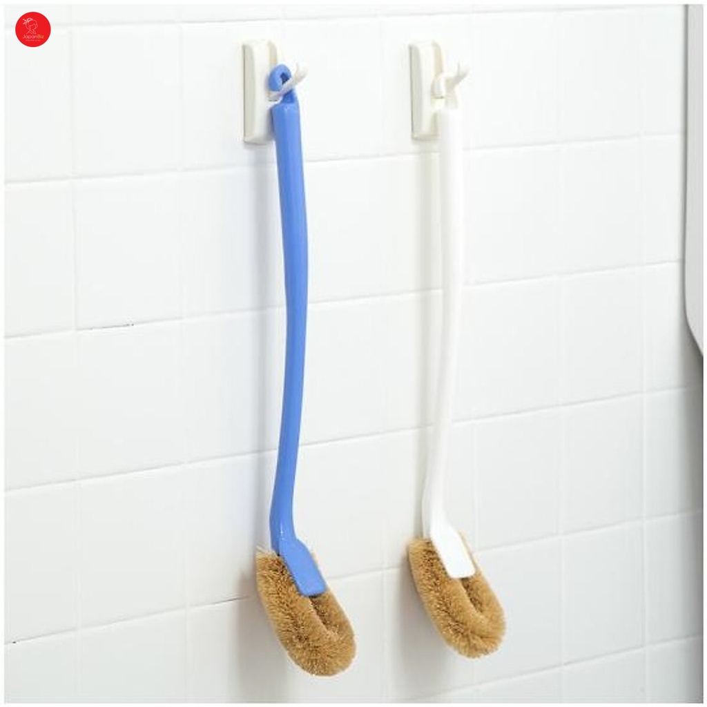 Chổi cọ toilet xơ dừa, đầu cong