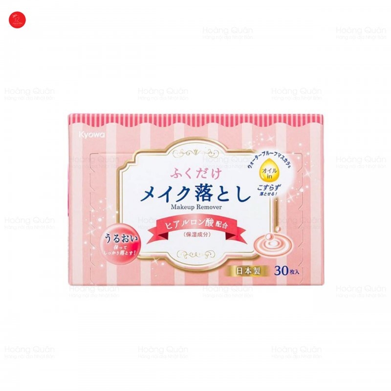 Khăn giấy ướt tẩy trang Nhật Bản 30 tờ (Hương hoa hồng)
