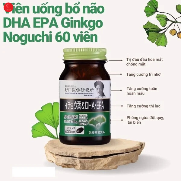 Viên uống bổ não Noguchi DHA EPA 60 viên