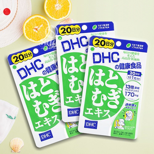 Viên uống trắng da Coix DHC 20 viên (20 ngày)