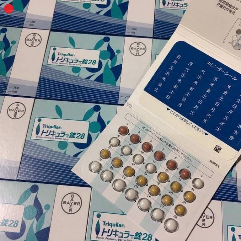 Viên uống ngừa thai Bayer Triquilar Nhật Bản 28 viên