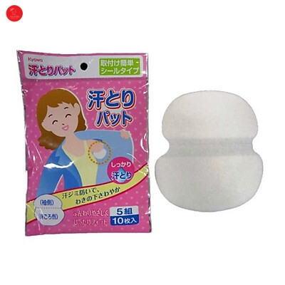 Miếng dán thấm mồ hôi vùng nách Nhật Bản 10 tờ