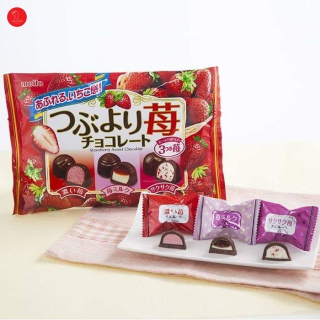 Kẹo Chocolate Meito nhân dâu