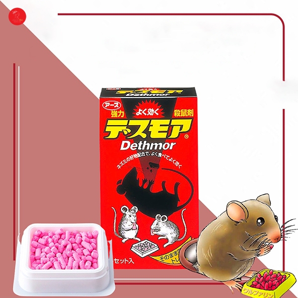Viên diệt chuột Dethmor Nhật Bản (Hộp 4 vỉ)