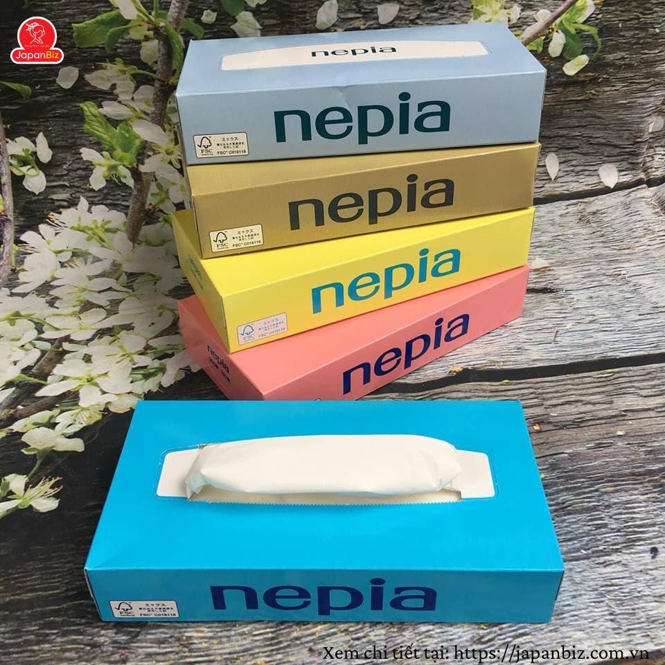Set 5 hộp giấy ăn Nepia (5 hộp x 150 tờ)