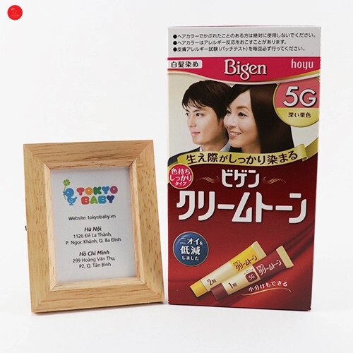 Nhuộm tóc bạc Bigen Cream Tone Nhật Bản 5G