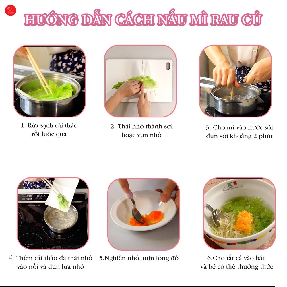 Mì sợi ăn dặm Wagu Ryohin 180g ( vị cà chua, cải bó xôi , nguyên chất )-T30