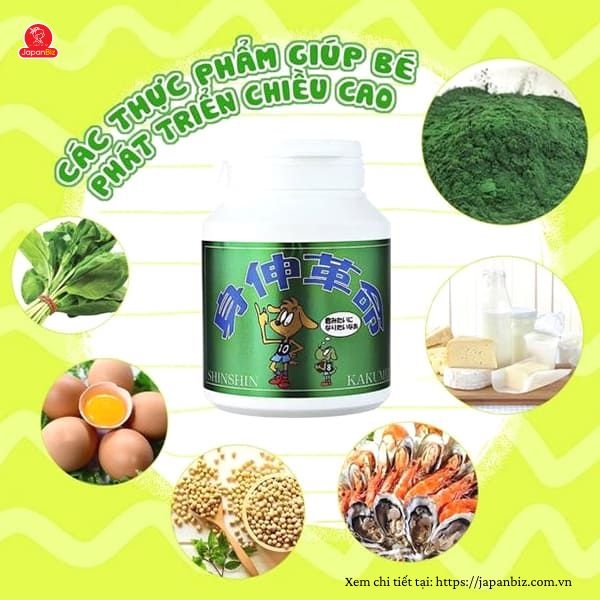 Tảo hỗ trợ tăng chiều cao Shinshin Kakumei 300 viên