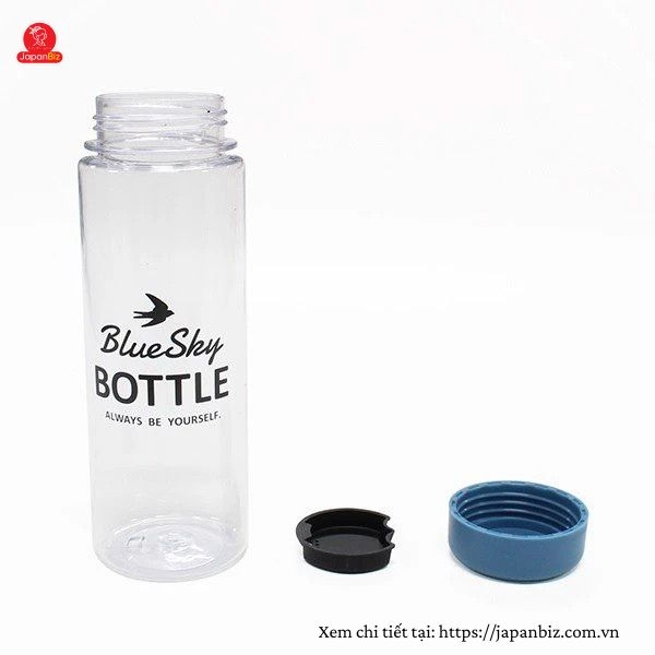 BÌNH UỐNG NƯỚC CÓ NẮP ĐẬY 500ML (NẮP XANH, TRẮNG)