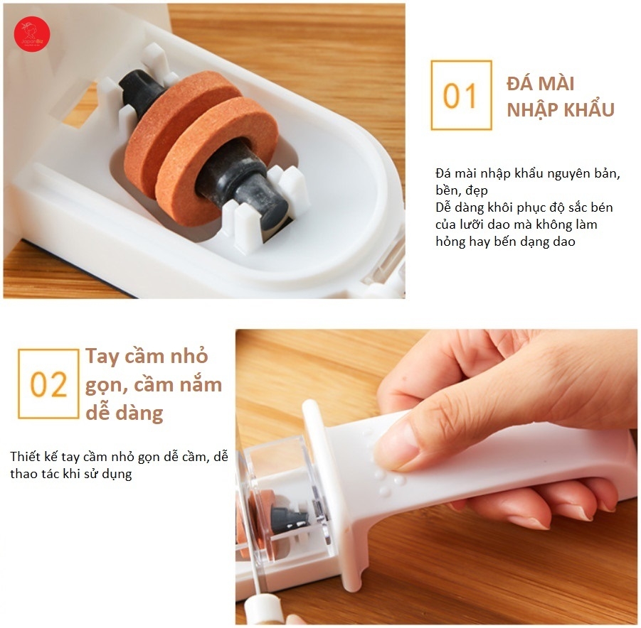 Dụng cụ mài dao có tay cầm Nhật Bản