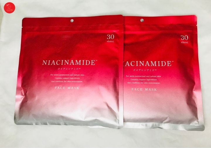 Mặt nạ Niacinamide Nhật Bản Chính Hãng 30 miếng