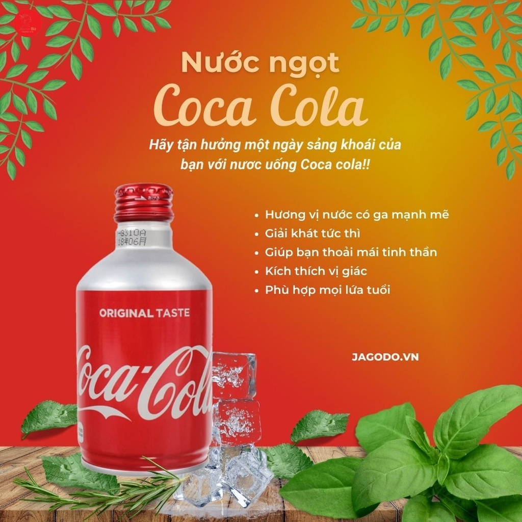 Coca Cola Nắp Vặn Nhật Bản