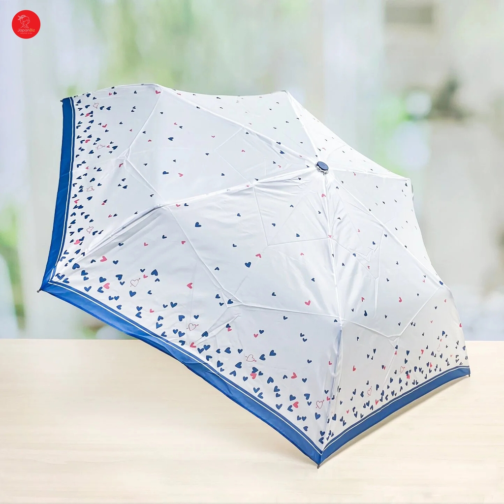 Ô gấp gọn cho nữ màu trắng họa tiết