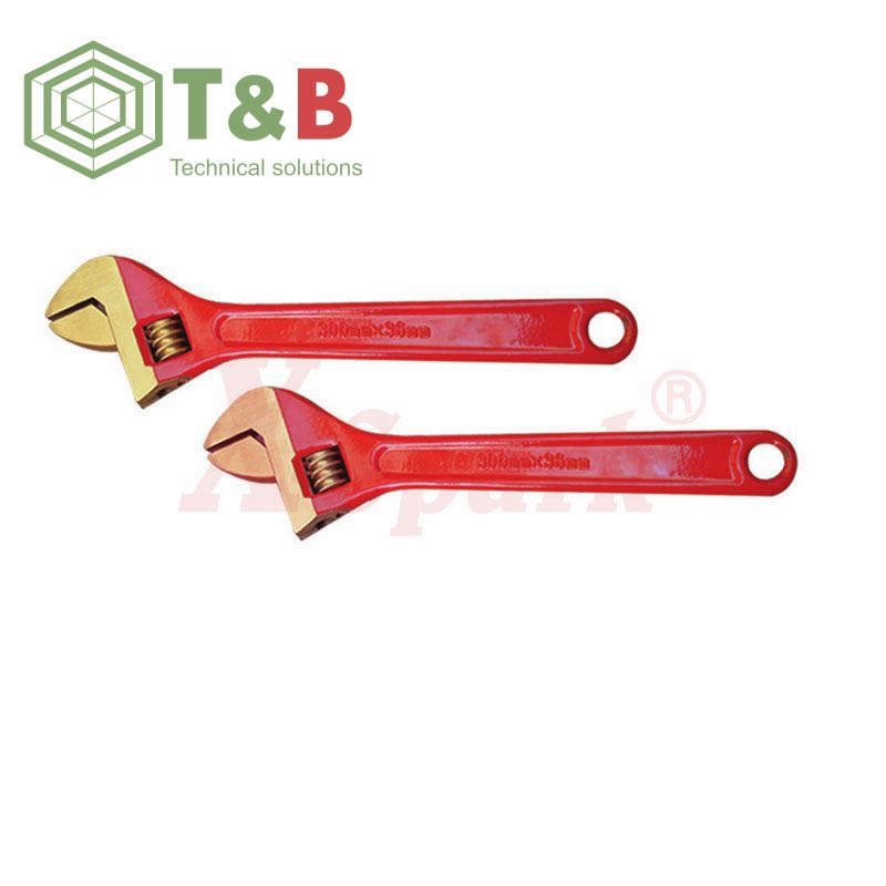 Mỏ Lết chống tia lửa điện, cháy nổ X-Spark Model 125B (Non Sparking Adjustable Wrench)