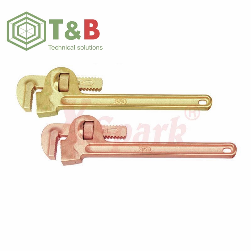 Kìm Nước (Mỏ lết răng) chống tia lửa điện, cháy nổ X-Spark Model 131 (Non Sparking Pipe Wrench American Type)
