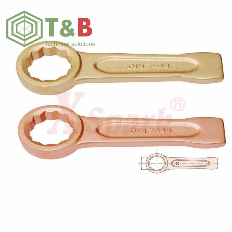 Cờ Lê Đóng hệ inch chống tia lửa điện, cháy nổ X-Spark Model 161 (Non Sparking Striking Box Wrench)