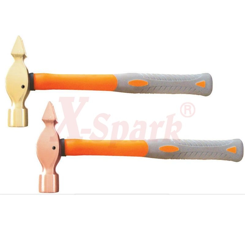 Búa đầu bi cán cao su chống tia lửa điện, cháy nổ X-Spark Model 189B Non Sparking Engineer cross pin Hammer