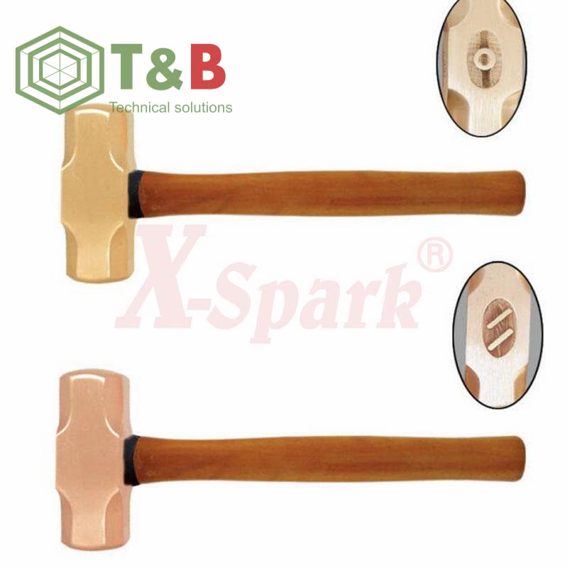 Búa chống tia lửa điện, cháy nổ X-Spark Model 191B Non Sparking Sledge Hammer