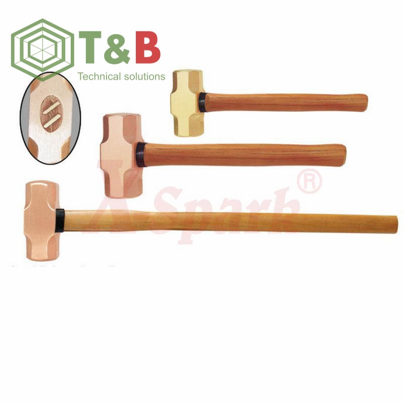 Búa cán gỗ chống tia lửa điện, cháy nổ X-Spark Model 191G Non Sparking Sledge Hammer