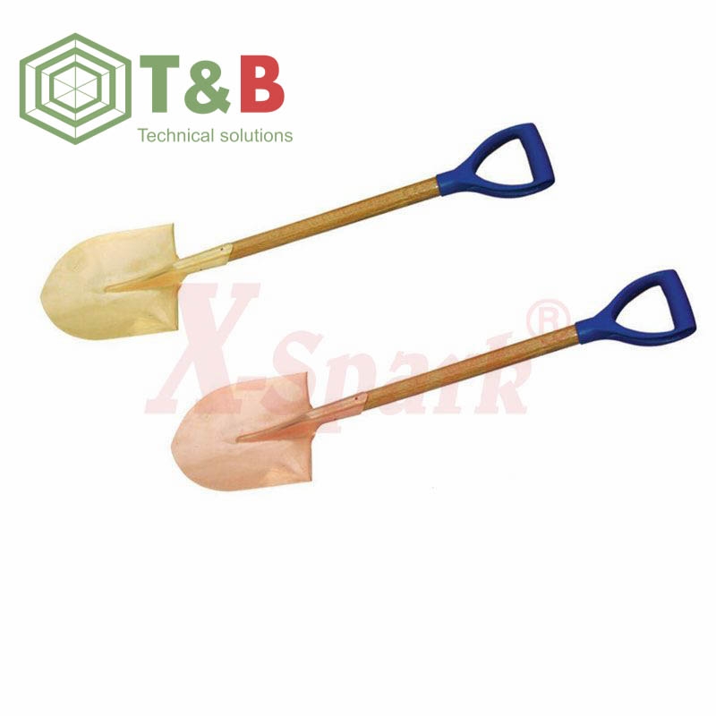 Xẻng chống tia lửa điện, cháy nổ X-Spark Model 200A Non Sparking Round Point Shovel