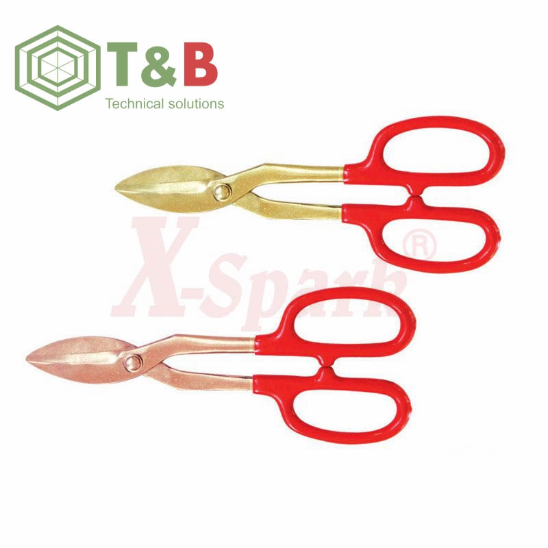 Kéo cắt chống tia lửa điện, cháy nổ X-Spark Model 244 Non Sparking Tin Shears