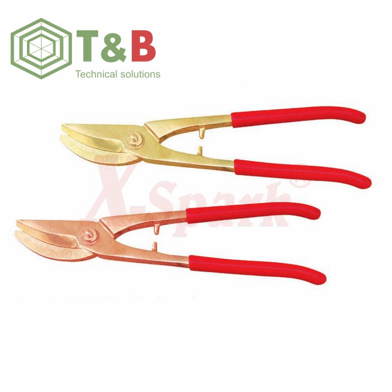 Kéo cắt méo chống tia lửa điện, cháy nổ X-Spark Model 244B Non Sparking Snip Plate Shear Tinner