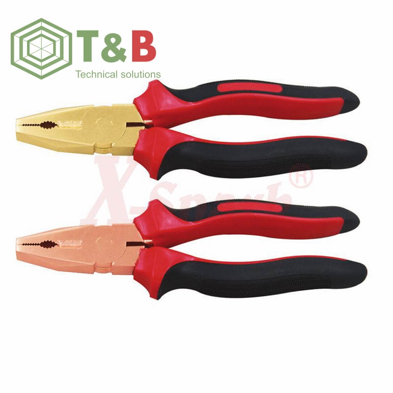 Kìm Bằng (Kìm Điện) chống tia lửa điện, cháy nổ X-Spark Model 246 Non Sparking Pliers, Lineman