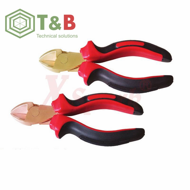 Kìm cắt chống tia lửa điện, cháy nổ X-Spark Model 248A Non Sparking American Pattern Power Side Cutter