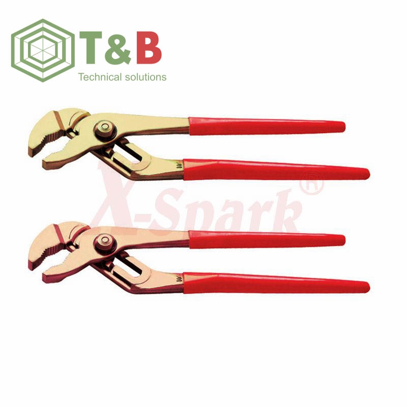 Kìm mỏ quạ (kìm nước) chống tia lửa điện, cháy nổ X-Spark Model 251 Non Sparking Pliers, Groove Joint