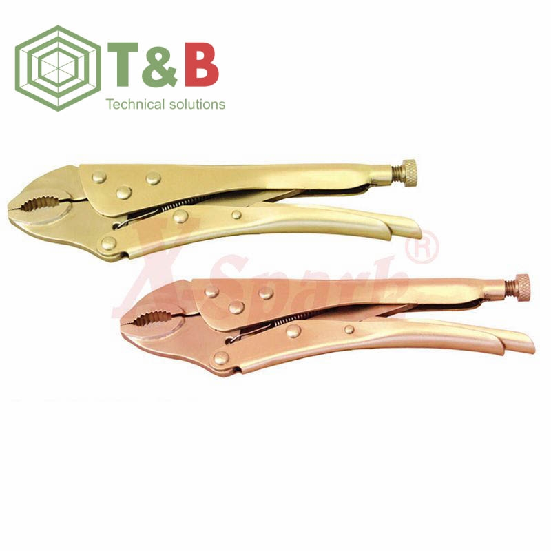 Kìm chết chống tia lửa điện, cháy nổ X-Spark Model 257D Non Sparking Locking Pliers