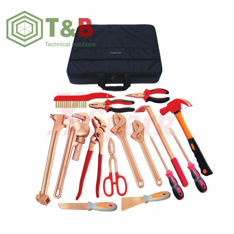 Bộ dụng cụ16 chi tiết chống tia lửa điện, cháy nổ X-Spark Model AA07-16 Non Sparking Tool Set-16pcs