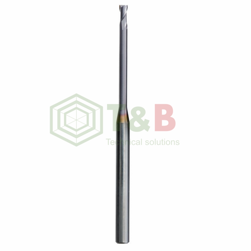 Dao Phay Phẳng 2 Me Cổ Dài Union Tool C-CER φD 1.2- 2mm