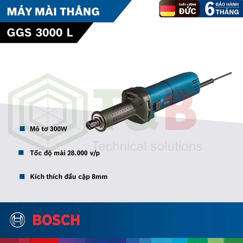 Máy mài thẳng Bosch GGS 3000L 300W