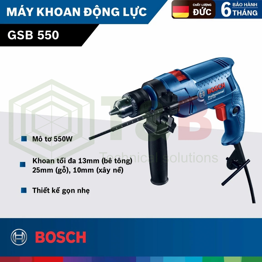 Máy khoan động lực Bosch GSB 550